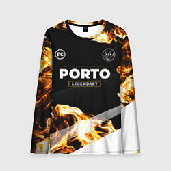 Лонгслив мужской Porto legendary sport fire, цвет: 3D-принт