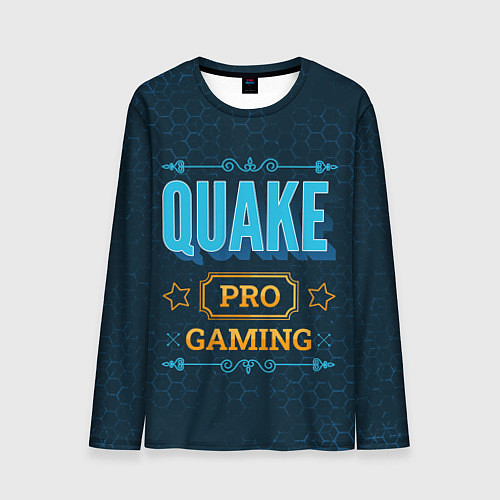 Мужской лонгслив Игра Quake: pro gaming / 3D-принт – фото 1