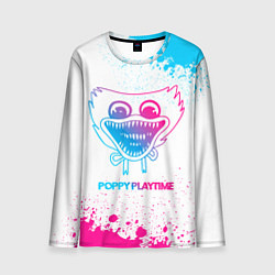 Лонгслив мужской Poppy Playtime neon gradient style, цвет: 3D-принт