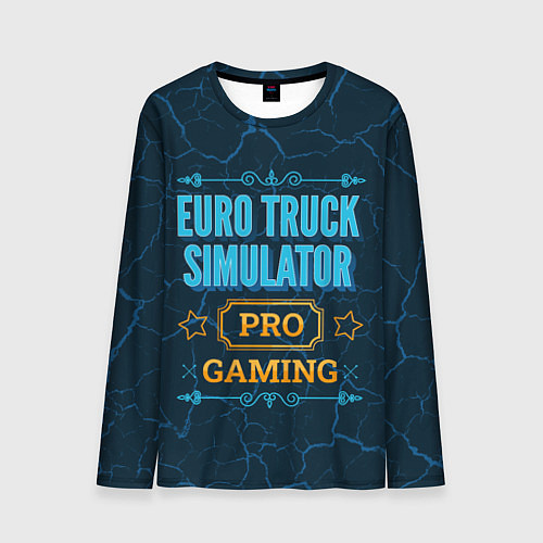 Мужской лонгслив Игра Euro Truck Simulator: pro gaming / 3D-принт – фото 1