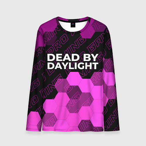 Мужской лонгслив Dead by Daylight pro gaming: символ сверху / 3D-принт – фото 1