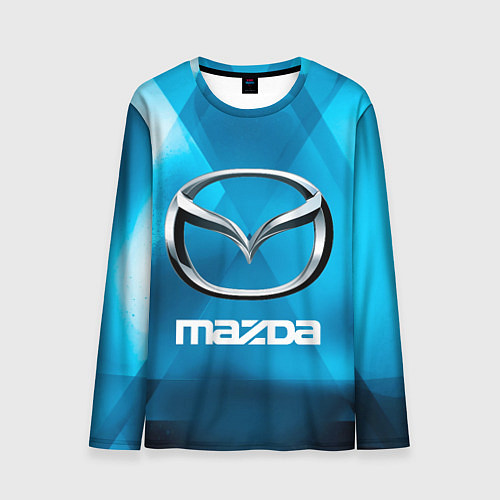 Мужской лонгслив Mazda - sport - абстракция / 3D-принт – фото 1
