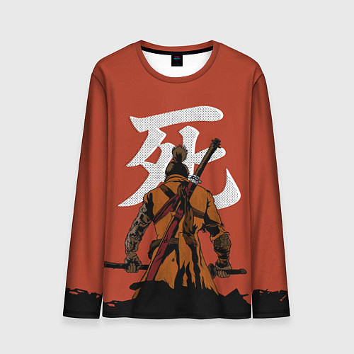 Мужской лонгслив Спина Секиро / 3D-принт – фото 1