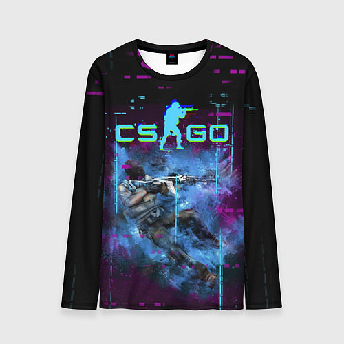 Мужской лонгслив CS GO - Skin / 3D-принт – фото 1