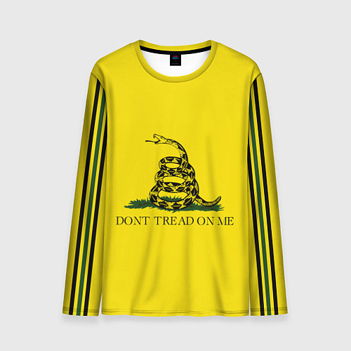 Мужской лонгслив Dont tread on me или Гадзденская змея / 3D-принт – фото 1