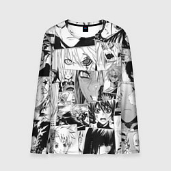 Мужской лонгслив D Gray man pattern