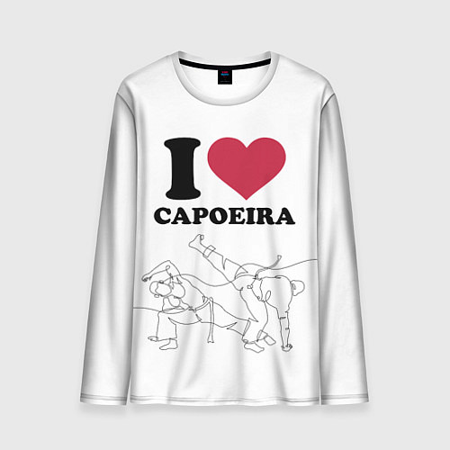 Мужской лонгслив I love Capoeira Battle line graph / 3D-принт – фото 1