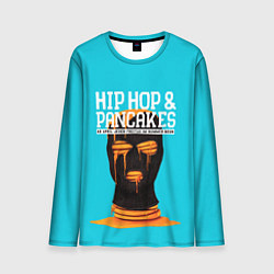 Лонгслив мужской Balaclava hip-hop and pancakes, цвет: 3D-принт
