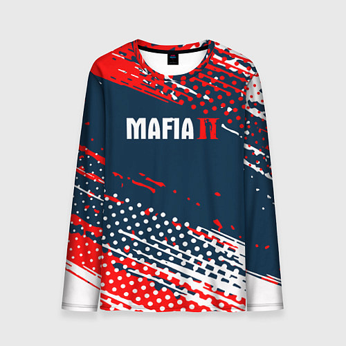 Мужской лонгслив Mafia краска / 3D-принт – фото 1