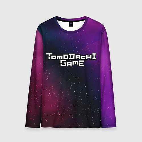 Мужской лонгслив Tomodachi Game gradient space / 3D-принт – фото 1