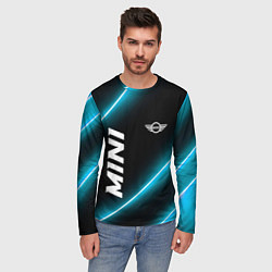 Лонгслив мужской Mini неоновые лампы, цвет: 3D-принт — фото 2
