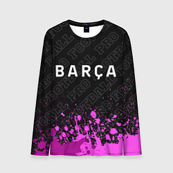 Лонгслив мужской Barcelona pro football: символ сверху, цвет: 3D-принт
