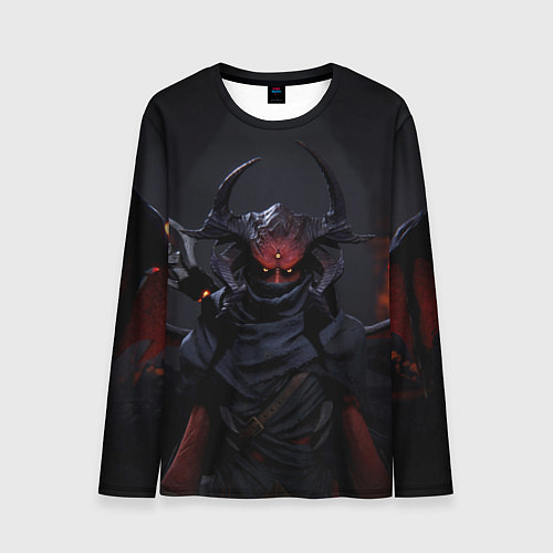 Мужской лонгслив Metall hellsinger art / 3D-принт – фото 1