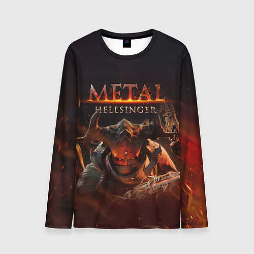 Мужской лонгслив Полудемон Metal Hellsinger / 3D-принт – фото 1
