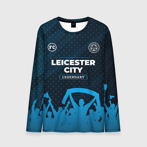 Мужской лонгслив Leicester City legendary форма фанатов / 3D-принт – фото 1