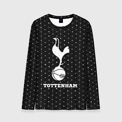 Лонгслив мужской Tottenham sport на темном фоне, цвет: 3D-принт