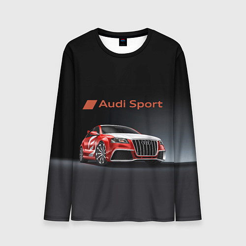 Мужской лонгслив Audi sport - racing team / 3D-принт – фото 1