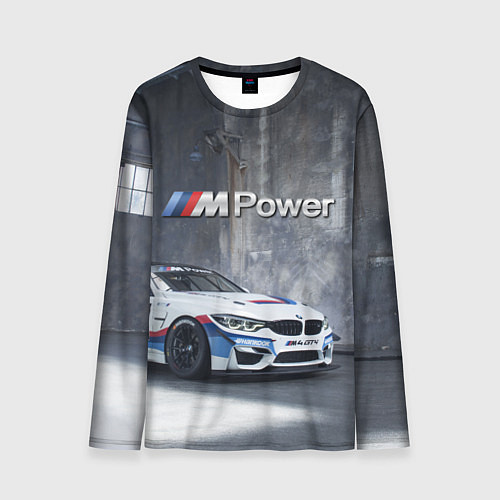 Мужской лонгслив BMW M4 GT4 - racing team - motorsport / 3D-принт – фото 1