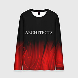 Мужской лонгслив Architects red plasma