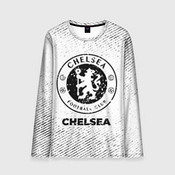 Лонгслив мужской Chelsea с потертостями на светлом фоне, цвет: 3D-принт