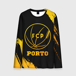 Мужской лонгслив Porto - gold gradient