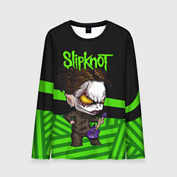 Лонгслив мужской Slipknot dark green, цвет: 3D-принт