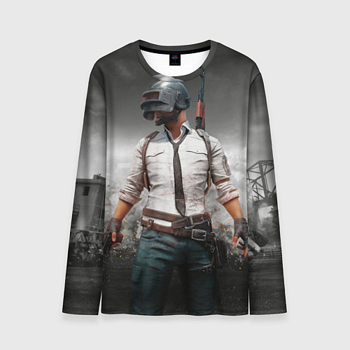 Мужской лонгслив Plаyerunknowns battlegrоunds / 3D-принт – фото 1