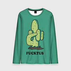 Лонгслив мужской Fucktus cactus, цвет: 3D-принт