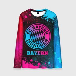 Мужской лонгслив Bayern - neon gradient