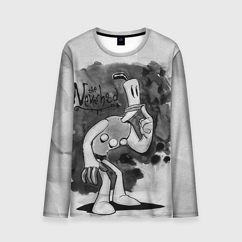 Мужской лонгслив Клэймен и Вилли Тромбон / 3D-принт – фото 1