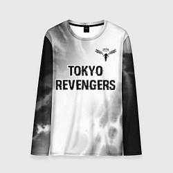 Мужской лонгслив Tokyo Revengers glitch на светлом фоне: символ све