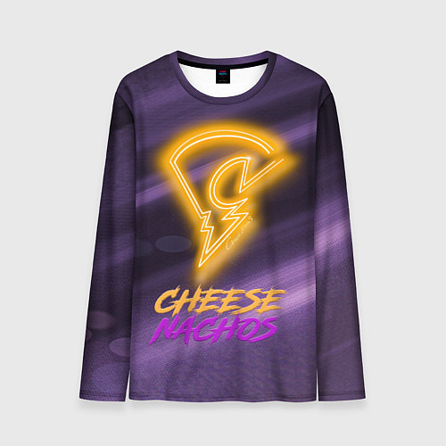 Мужской лонгслив Cheese Nachos / 3D-принт – фото 1
