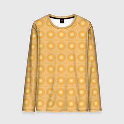 Лонгслив мужской Желтые пузыри, цвет: 3D-принт