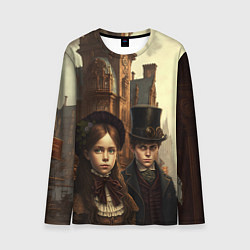 Лонгслив мужской Victorian boy and girl, цвет: 3D-принт