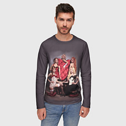 Лонгслив мужской Джи Айдл, цвет: 3D-принт — фото 2