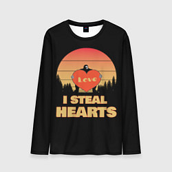 Мужской лонгслив I steal hearts