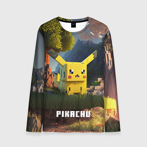 Мужской лонгслив Pokеmon Pikachu / 3D-принт – фото 1