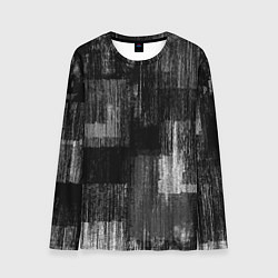 Мужской лонгслив Чёрные и белые полосы