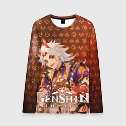 Мужской лонгслив Итто Аратаки элементали