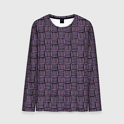 Лонгслив мужской Паттерн из розовых линий, цвет: 3D-принт