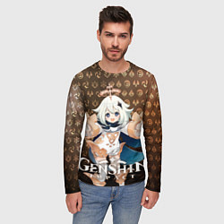 Лонгслив мужской Паймон элементали, цвет: 3D-принт — фото 2