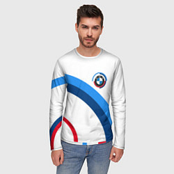 Лонгслив мужской M perfomance - bmw, цвет: 3D-принт — фото 2