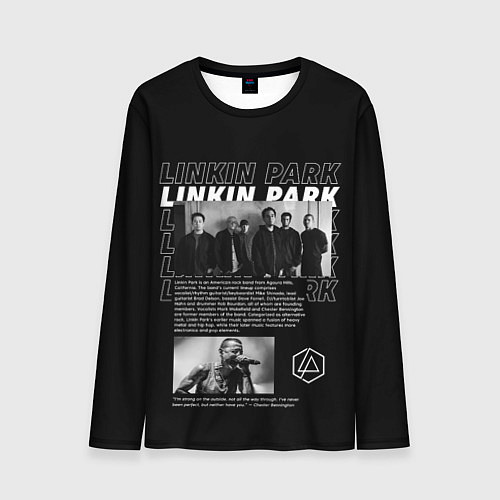Мужской лонгслив Linkin Park Chester Bennington / 3D-принт – фото 1