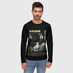 Лонгслив мужской Nirvana bio, цвет: 3D-принт — фото 2