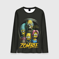 Мужской лонгслив Simpsons zombie