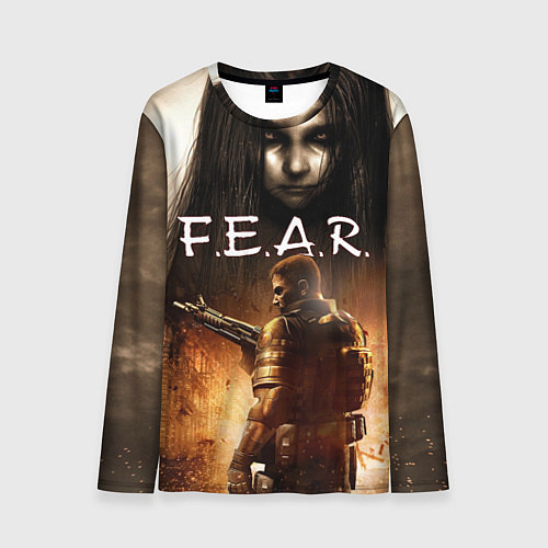 Мужской лонгслив Девочка и солдат / 3D-принт – фото 1