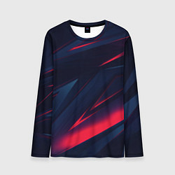 Лонгслив мужской Неоновые стрипсы, цвет: 3D-принт