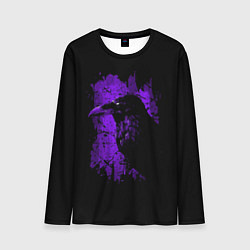 Мужской лонгслив Dark purple raven