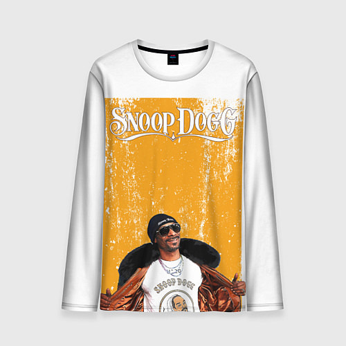 Мужской лонгслив Американский рэппер Snoop Dogg / 3D-принт – фото 1