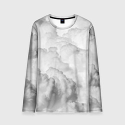 Лонгслив мужской Пористые облака, цвет: 3D-принт
